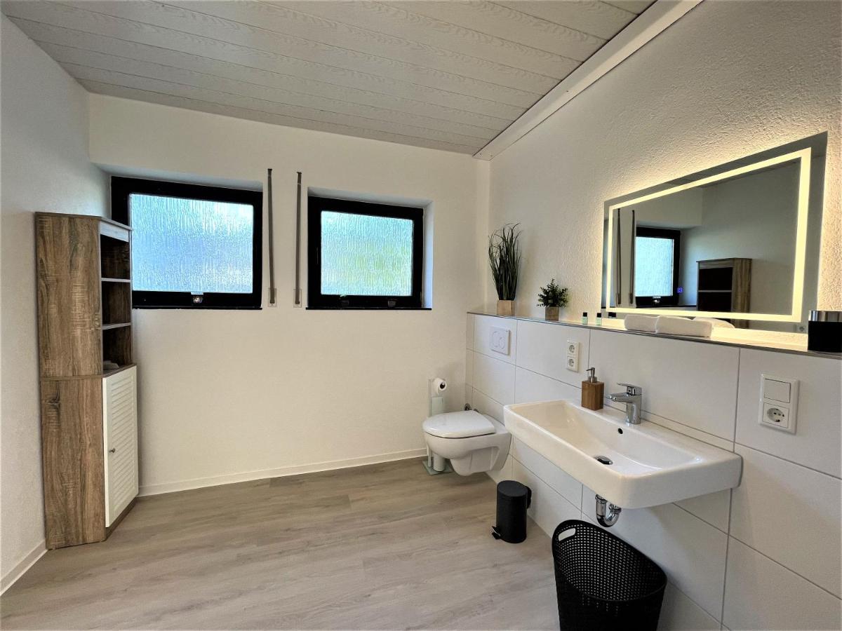 Traumaussicht Kamin Balkon Burgblick 65 Zoll Tv Netflix Sky Joyn Lindenplatz Lägenhet Bullay Exteriör bild